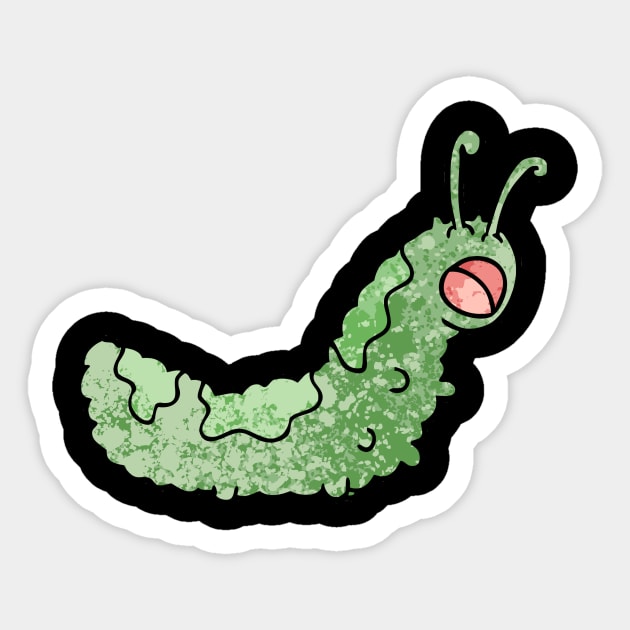 little grub Sticker by rositura